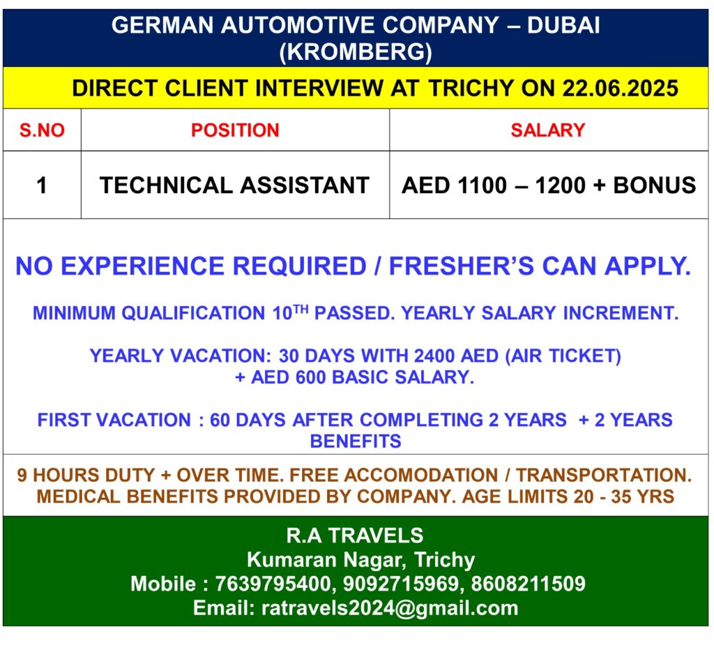 GERMAN AUTOMOTIVE COMPANY IN DUBAI