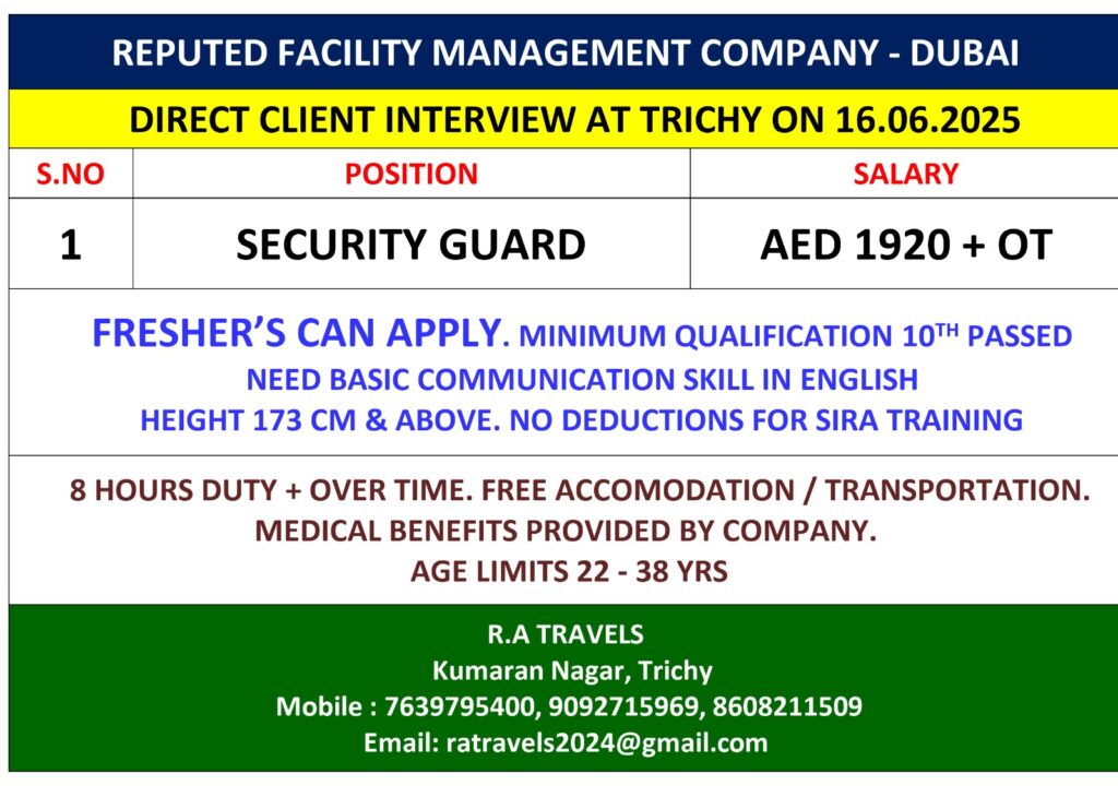 REPUTED FACILITY MANAGEMENT COMPANY IN DUBAI