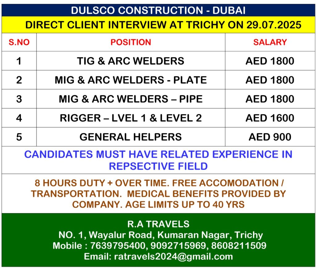 DULSCO CONSTRUCTION IN DUBAI