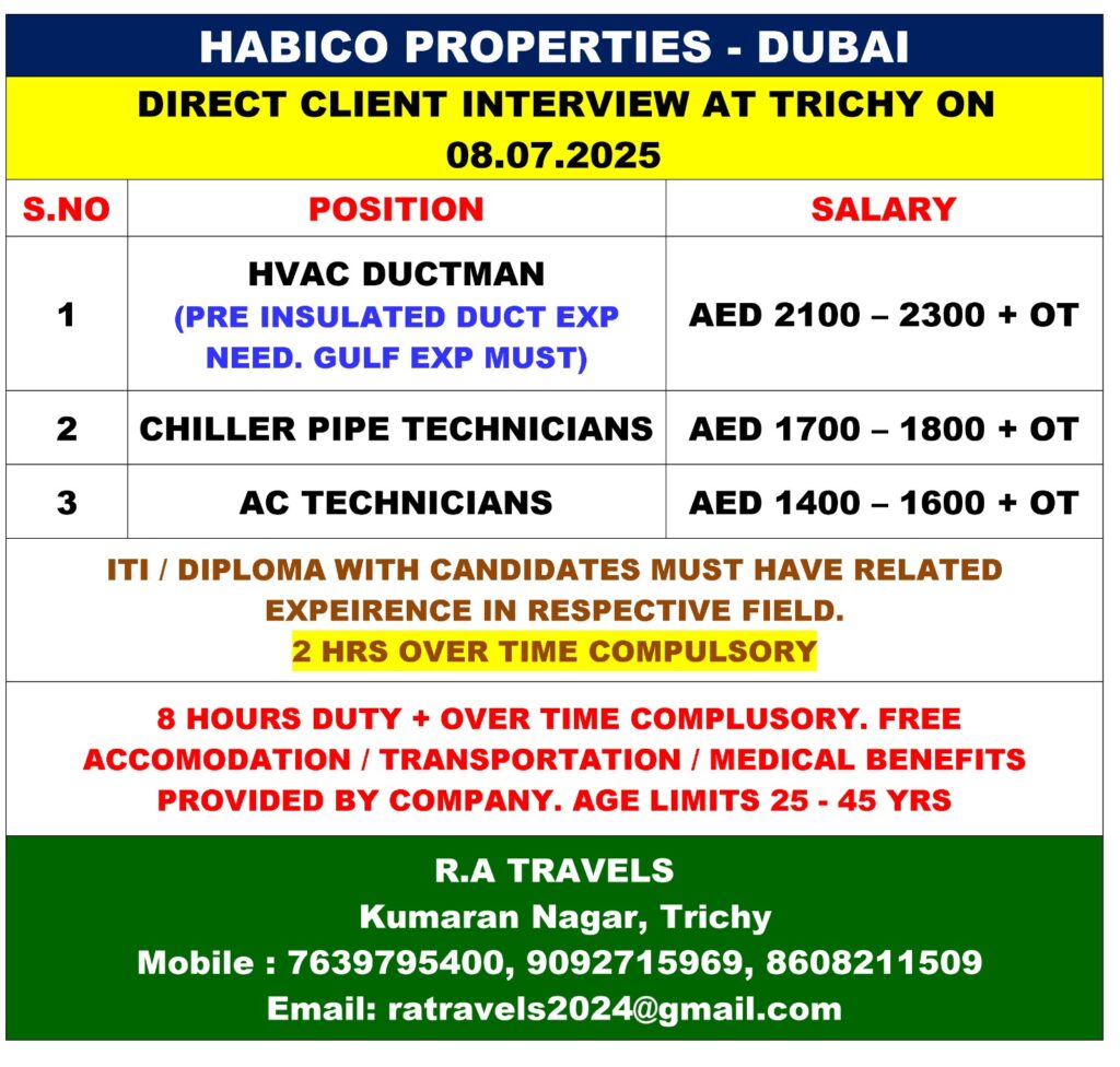 HABICO PROPERTIES JOBS IN DUBAI