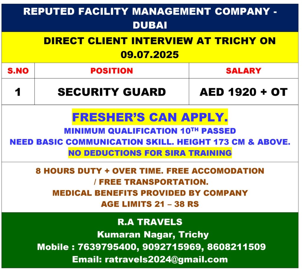REPUTED FACILITY MANAGEMENT COMPANY IN DUBAI