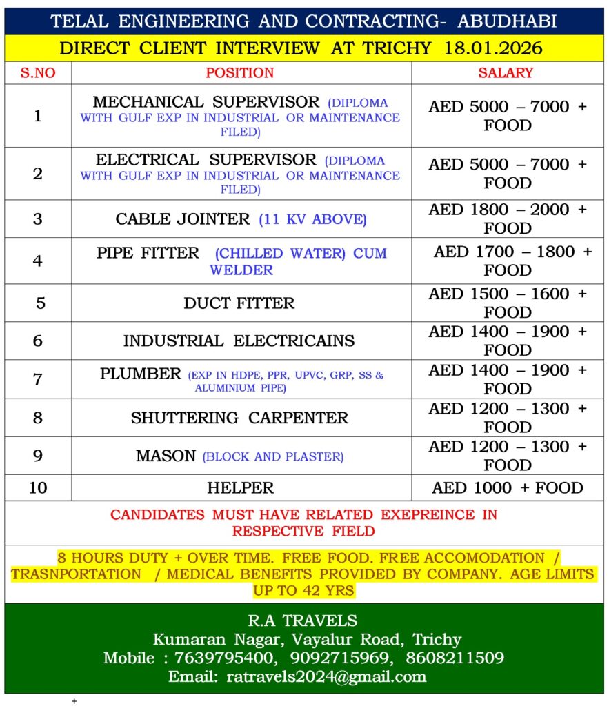 TELAL ENGINEERING AND CONTRACTING- ABUDHABI