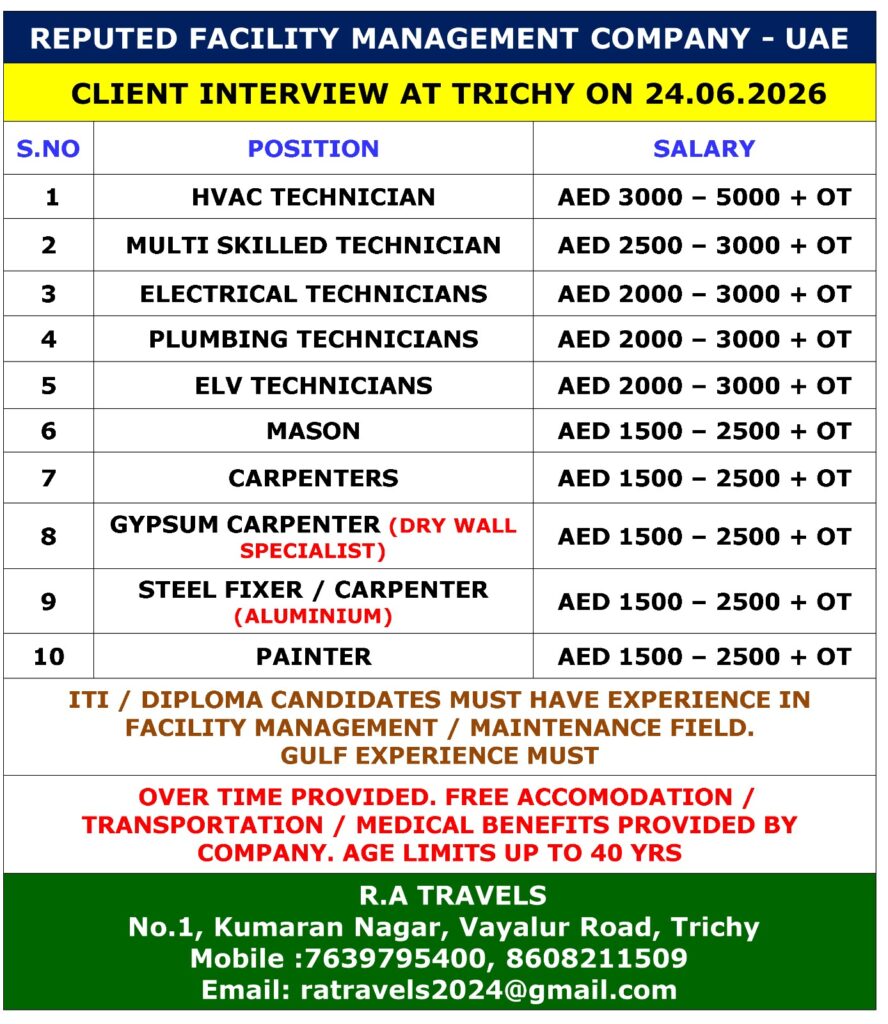 REPUTED FACILITY MANAGEMENT COMPANY IN UAE